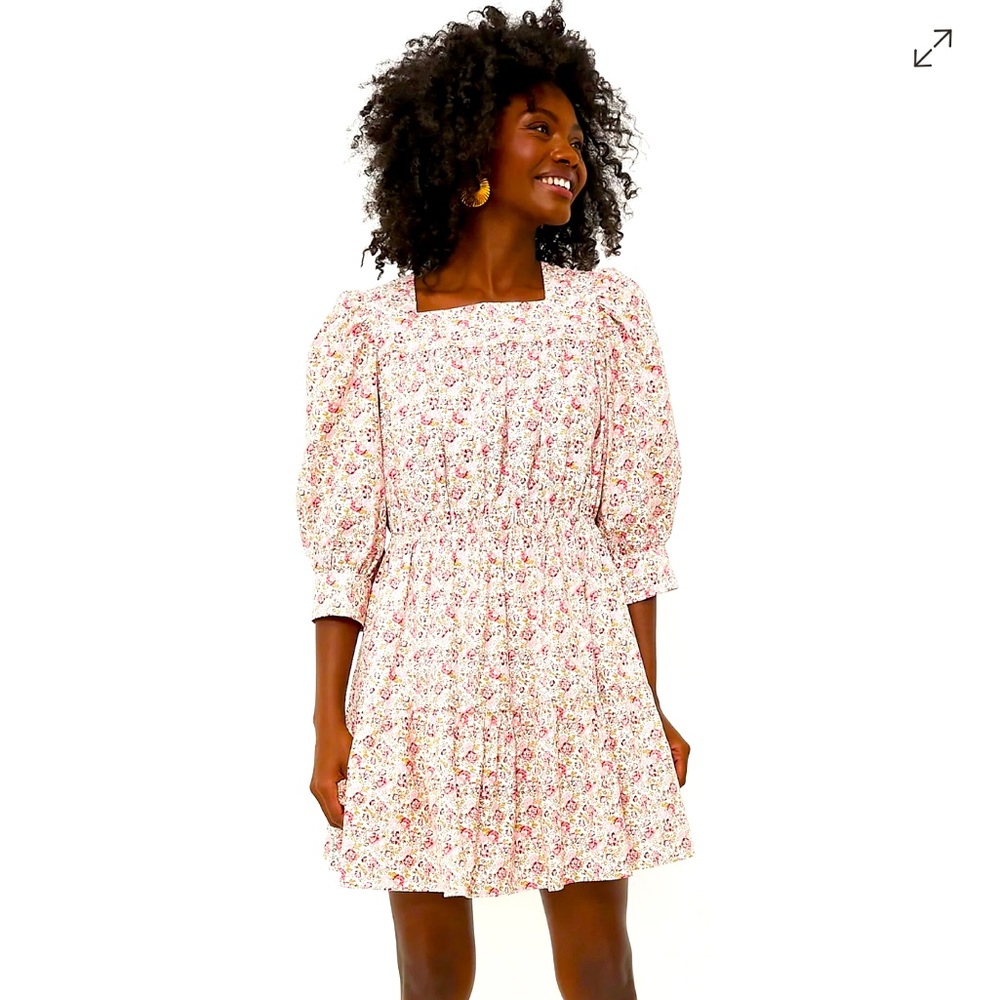 Pink and Red Floral Maddie Mini Dress